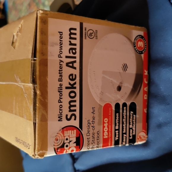 ✔️6 Code One Smoke Detector, Battery Powered Smoke Alarm 🚨 - Picture 2 of 5